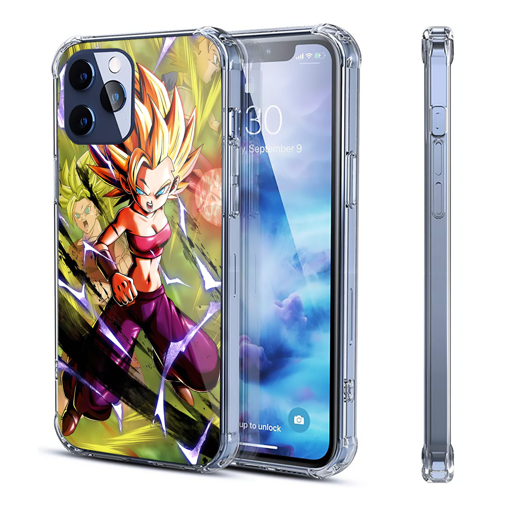 （画像用） ドラゴンボール DRAGON BALL 【iPhone 12シリーズ対応】透明スマホケース（クリアソフトケース）